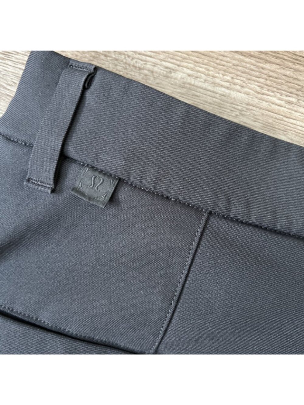 Lululemon Commission Pants Mens 32x29 Dark Gray Slim Fit Warpstream - Picture 13 of 16